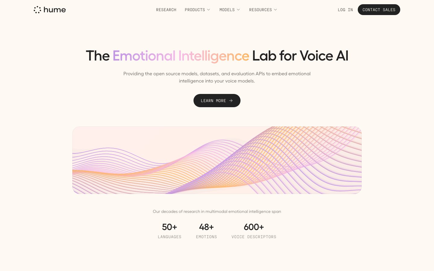 Hume AI Empathic Voice Interface