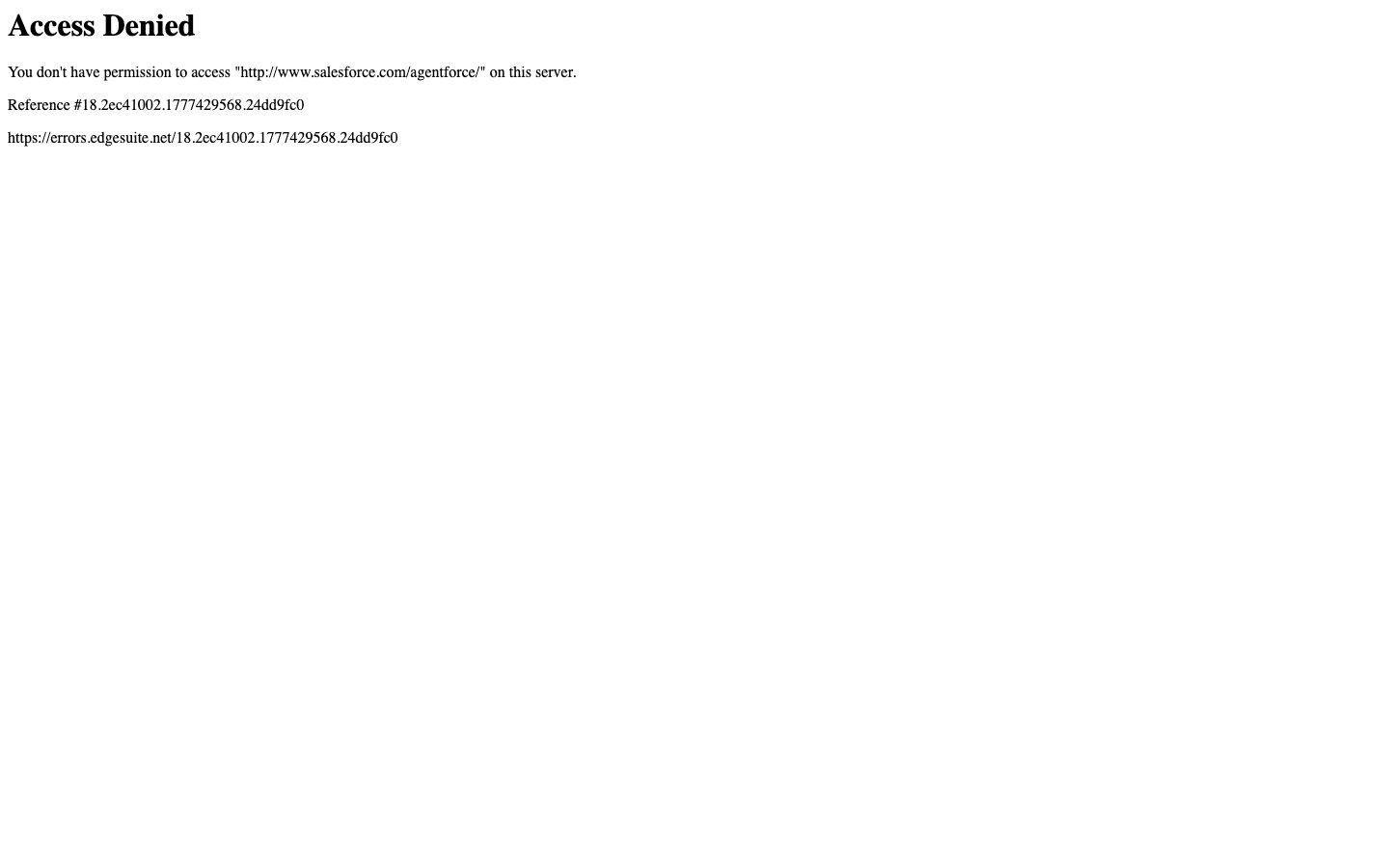 Salesforce Agentforce