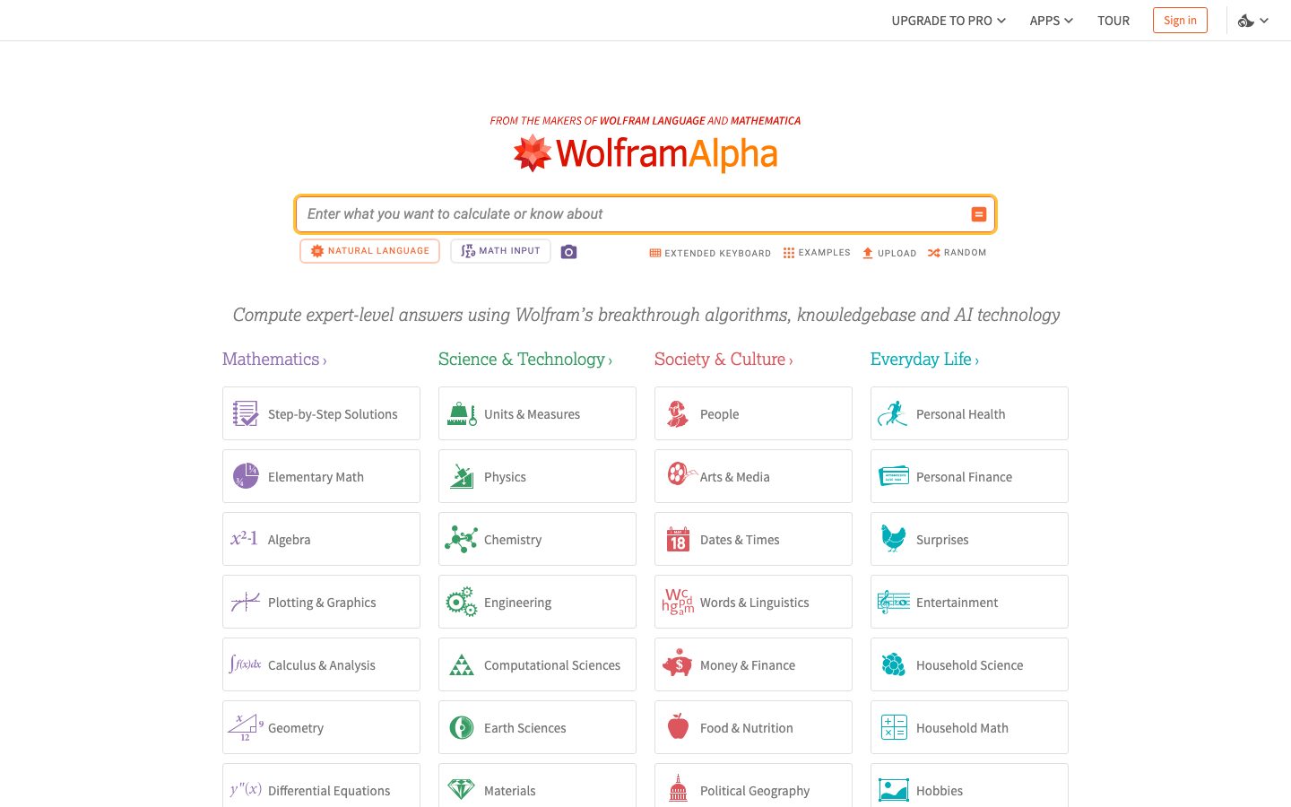 Wolfram Alpha