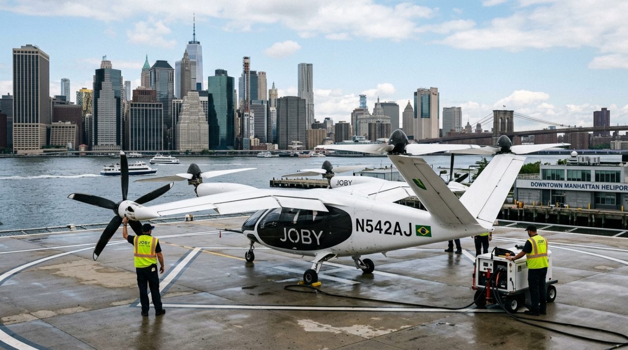 Joby Realiza Primeiro Voo de Táxi Aéreo Elétrico em Nova York