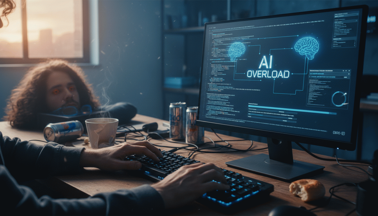 Sobrecarga de IA: Profissionais de TI Relatam Esgotamento Mental com a Inteligência Artificial