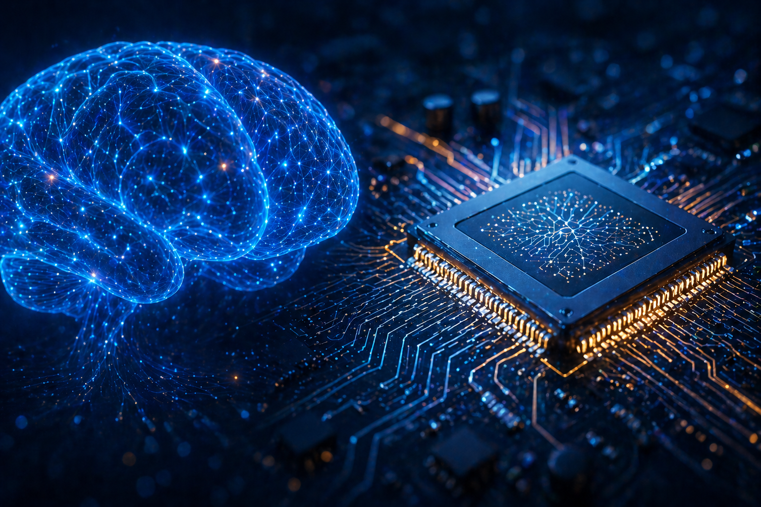 Novo chip inspirado no cérebro humano pode reduzir em 70% o consumo de energia da inteligência artificial
