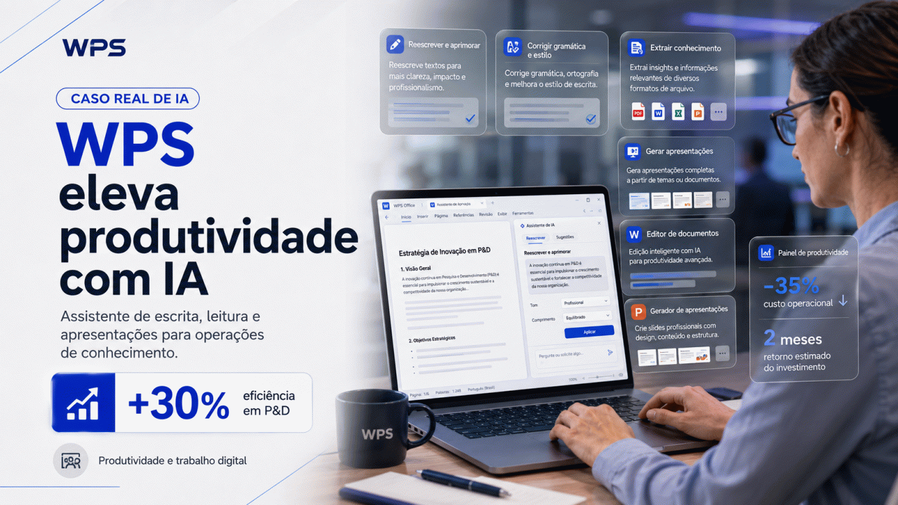 Como a WPS lançou recursos de escritório inteligente com IA em dois meses