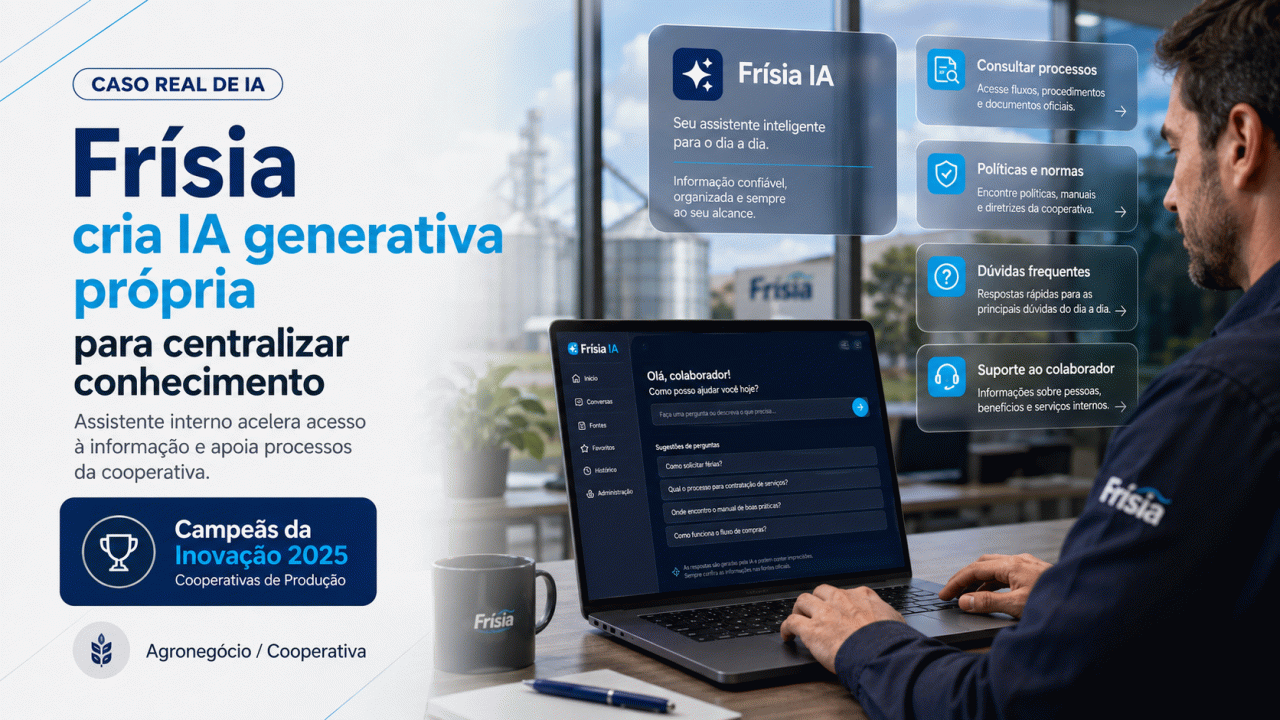 Como a Frísia criou uma IA generativa própria para centralizar conhecimento da cooperativa