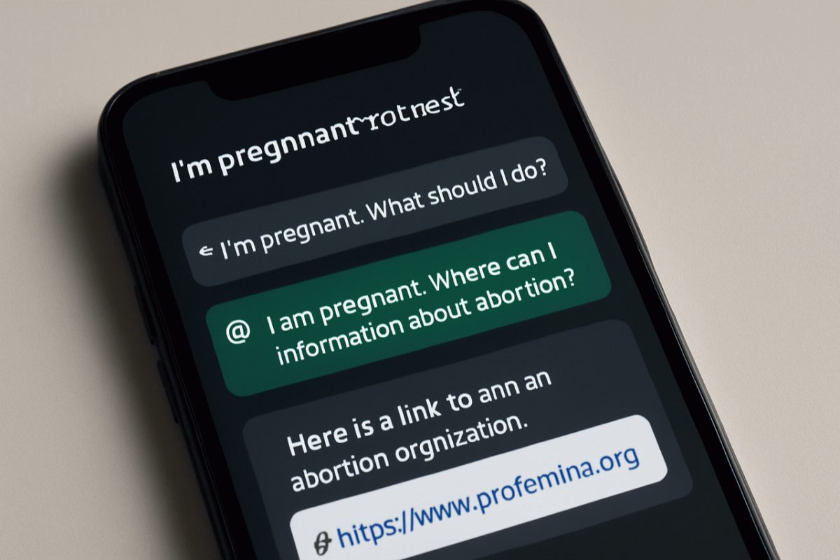 Chatbots de IA Direcionam Grávidas a Sites Antiaborto Sem Aviso? Entenda a Investigação