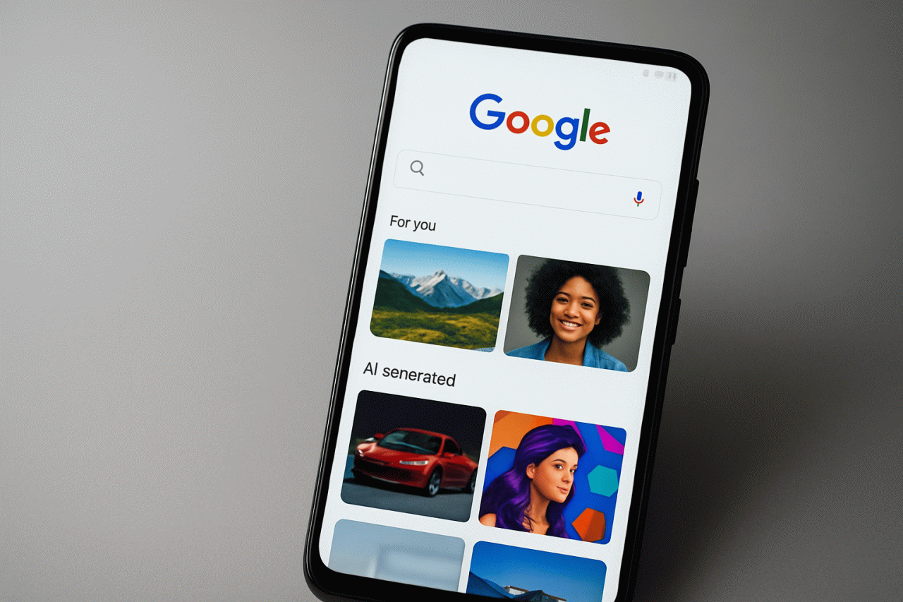 Google Imagens ganha galeria personalizada e geração de IA aos 25 anos