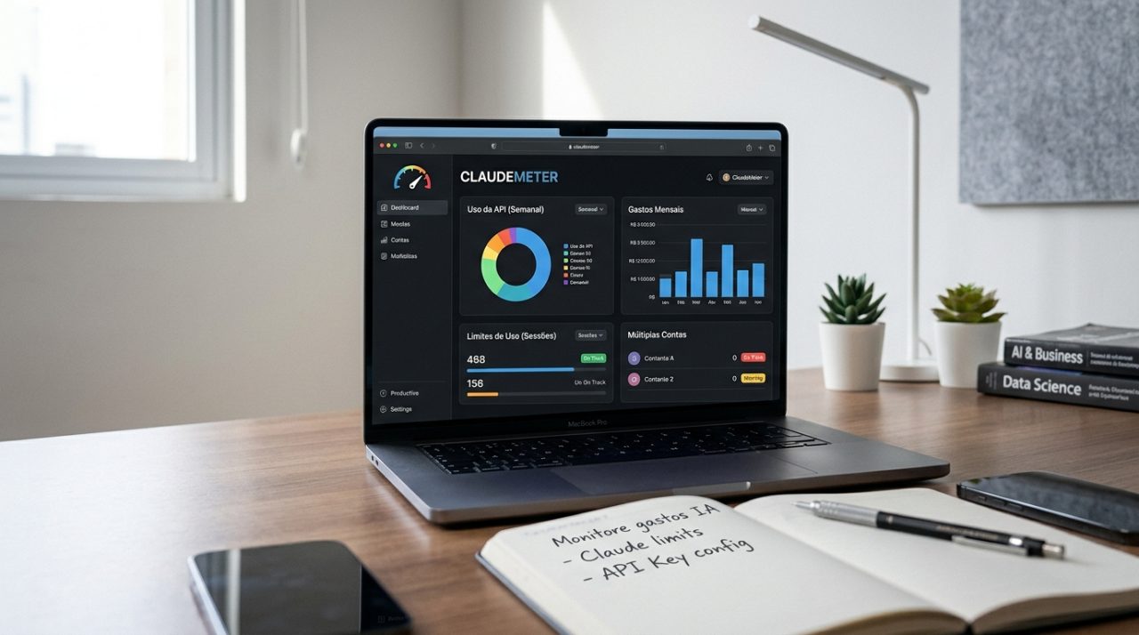 ClaudeMeter: O Seu Painel de Controle para o Uso da IA Claude e a Gestão Inteligente de Custos