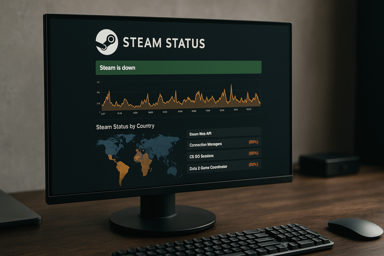 Além do Jogo: O que o 'Steam Status' Revela sobre a Resiliência da Infraestrutura Digital Global para Profissionais Brasileiros
