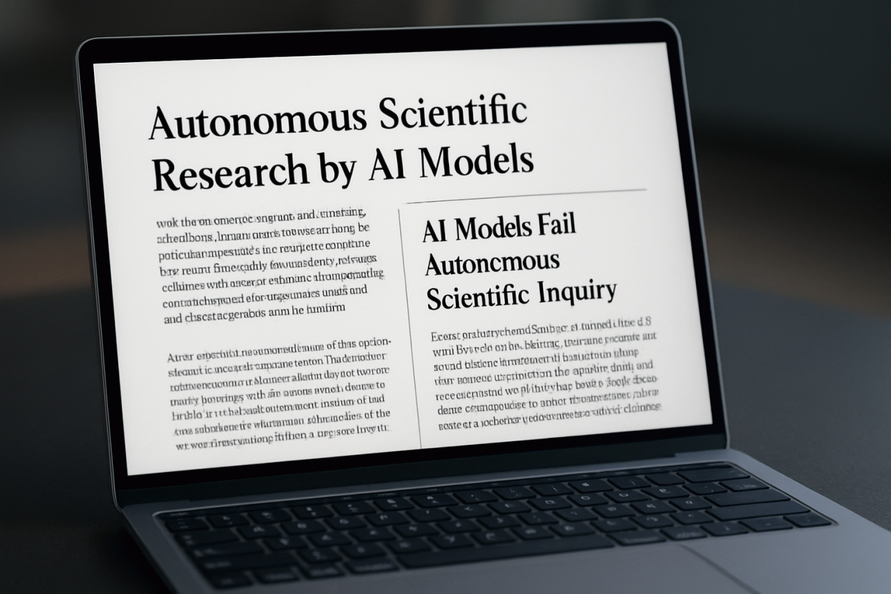 Modelos de IA da Anthropic e OpenAI Falham em Pesquisa Científica Autônoma, Revela Estudo