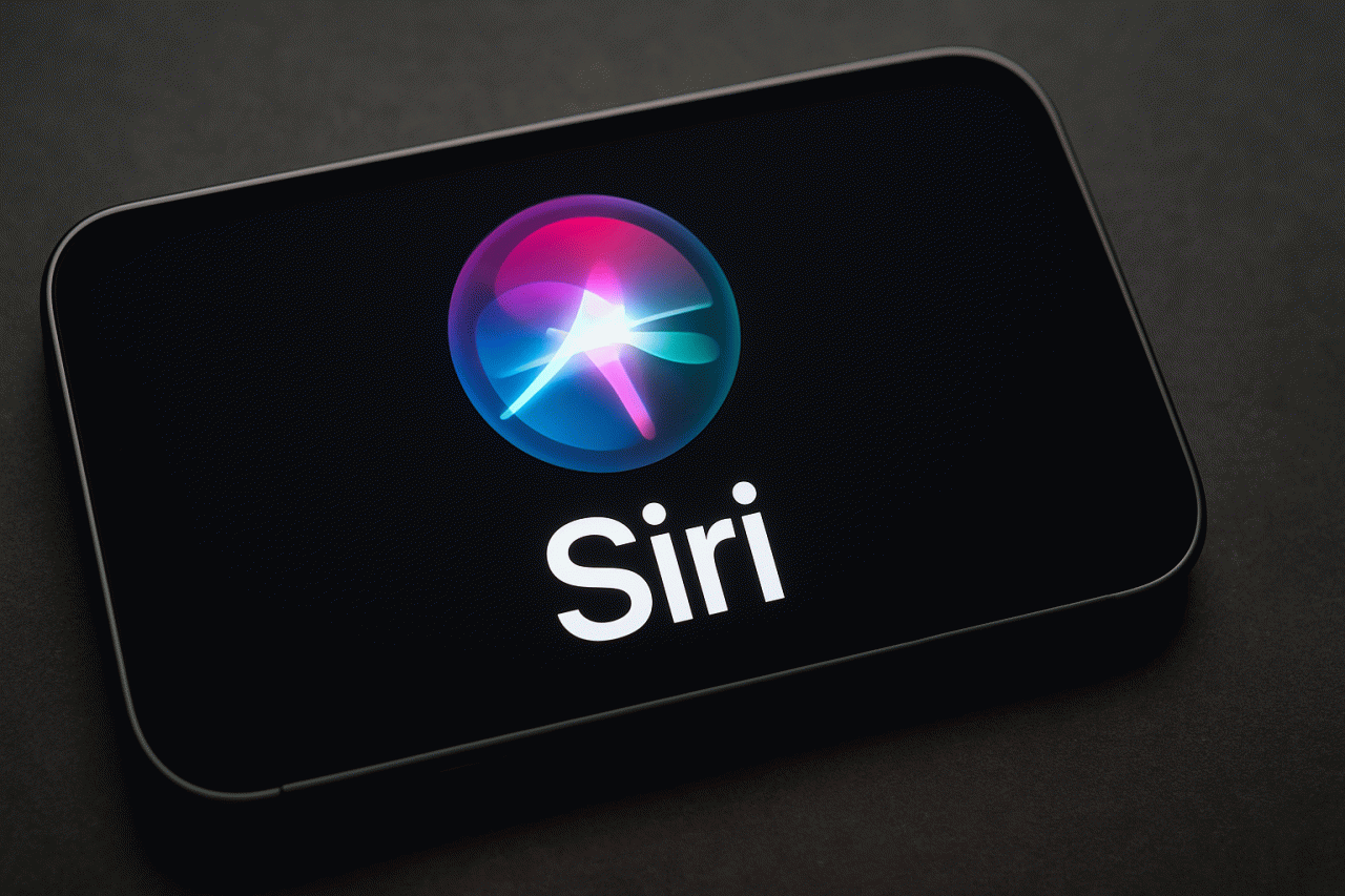 Imagem gerada por IA · Siri Apple Gemini UE · Assunto apurado por: The Decoder