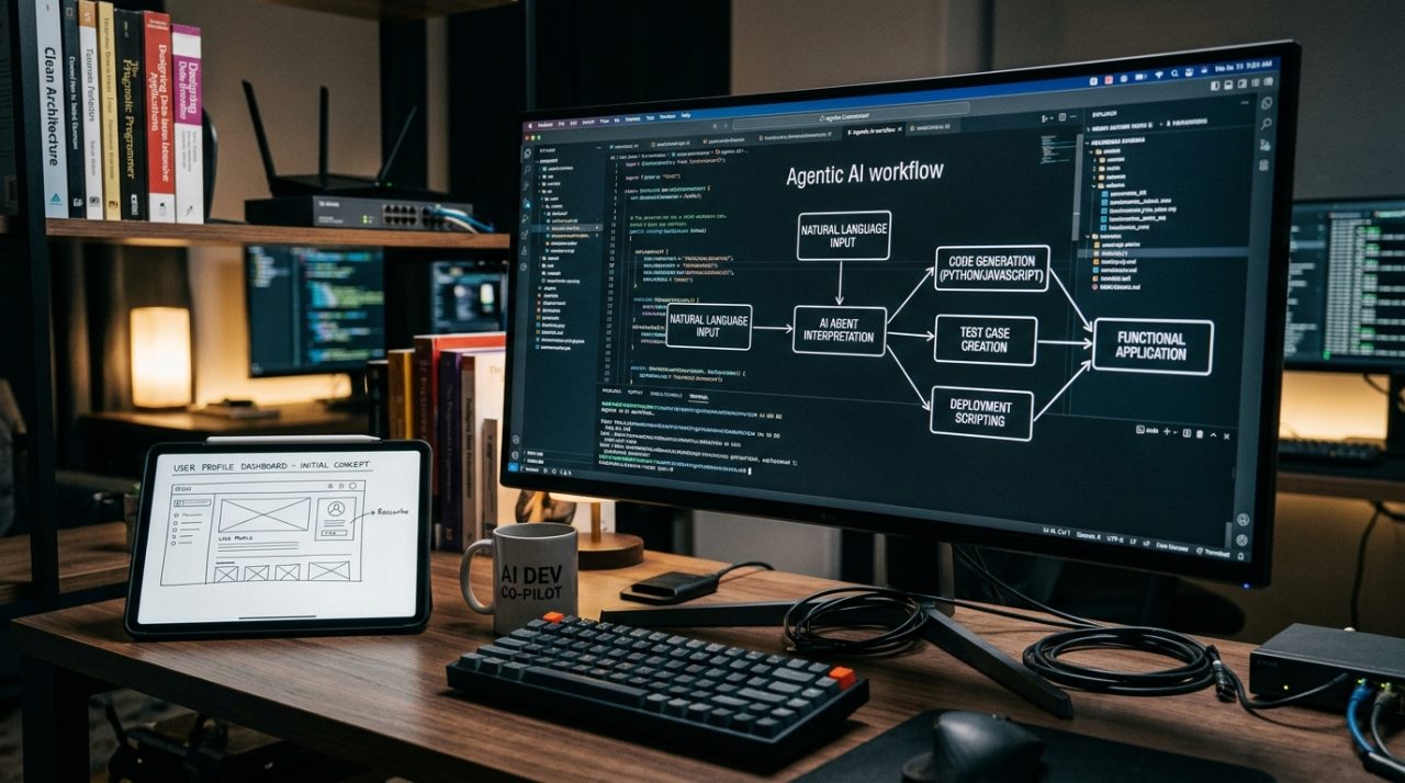 Do Rascunho à Realidade: Como Agentes de IA Estão Escrevendo o Futuro do Desenvolvimento de Software
