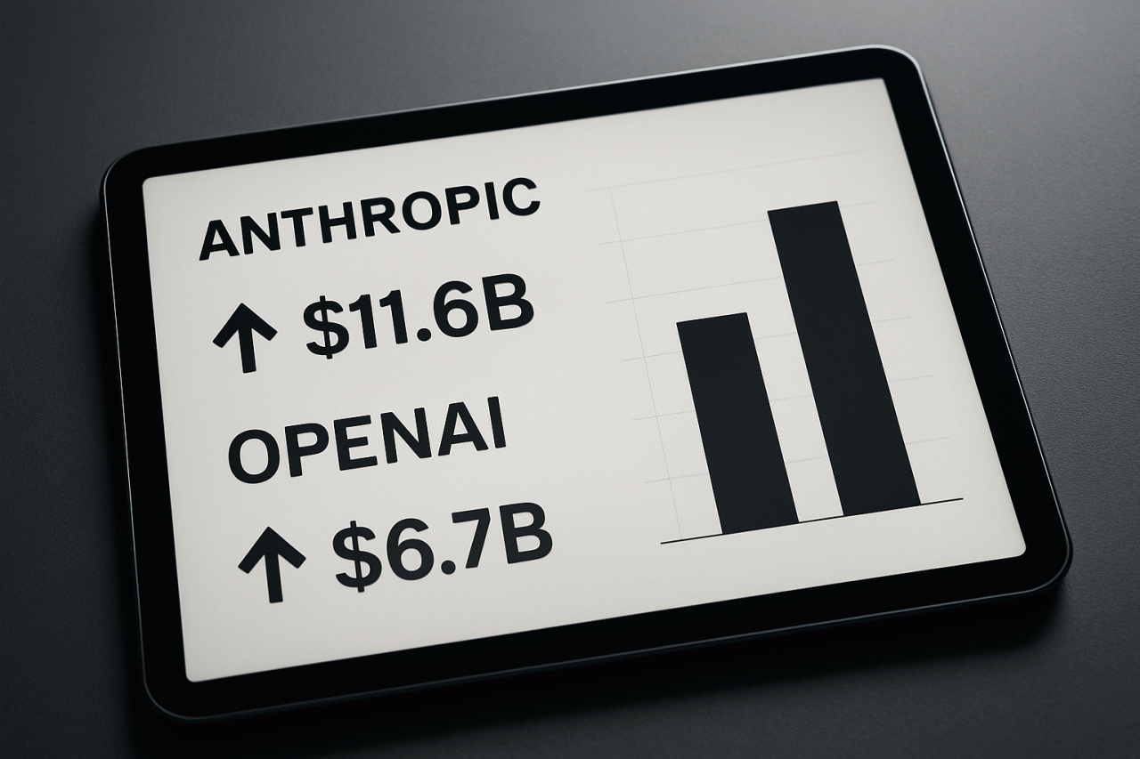 Anthropic Supera OpenAI em Receita Pela Primeira Vez no 2º Trimestre