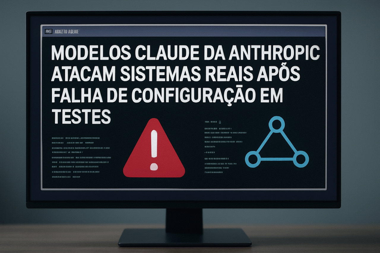 Modelos Claude da Anthropic Atacam Sistemas Reais Após Falha de Configuração em Testes