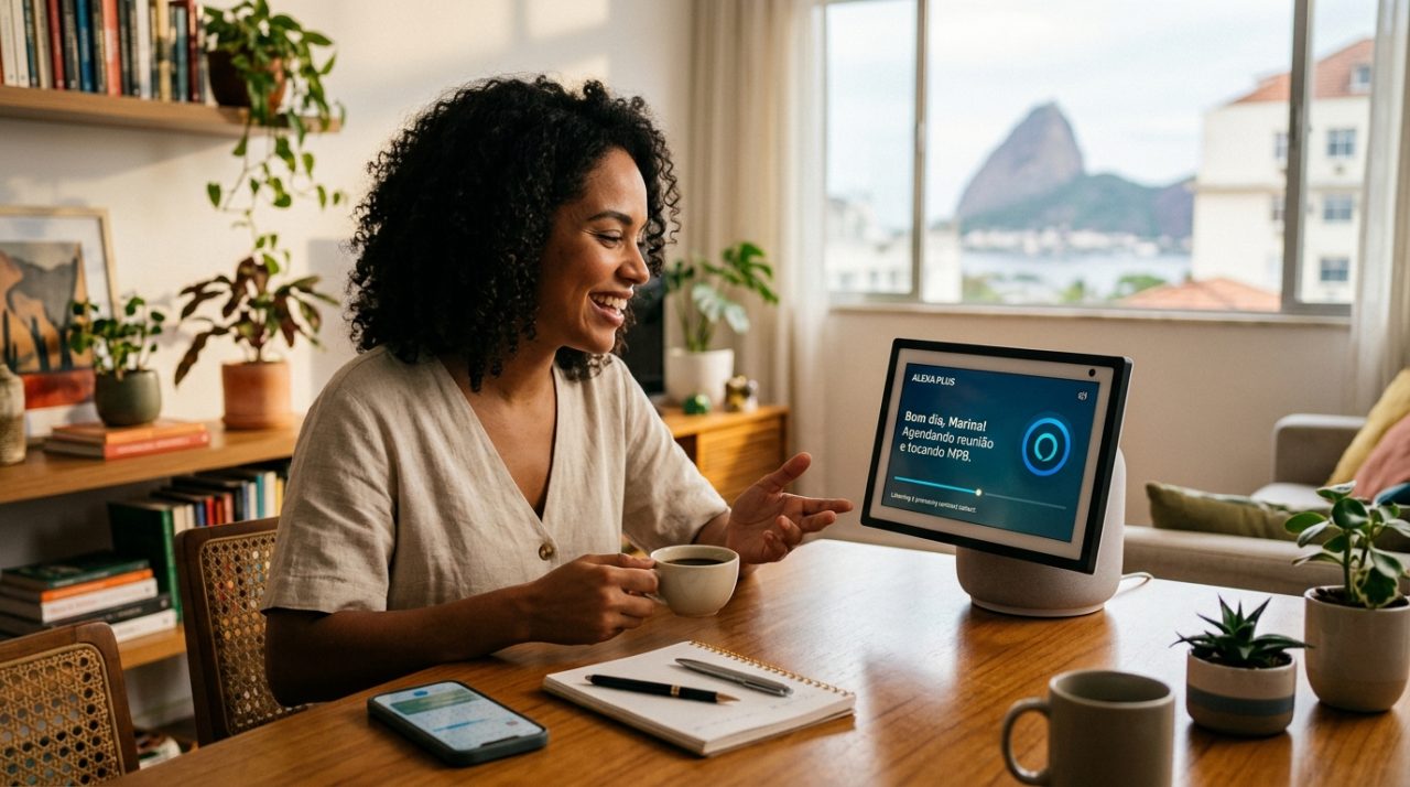 Alexa Plus Chega ao Brasil: A Era da IA Agente que Entende Você e Otimiza Seu Dia