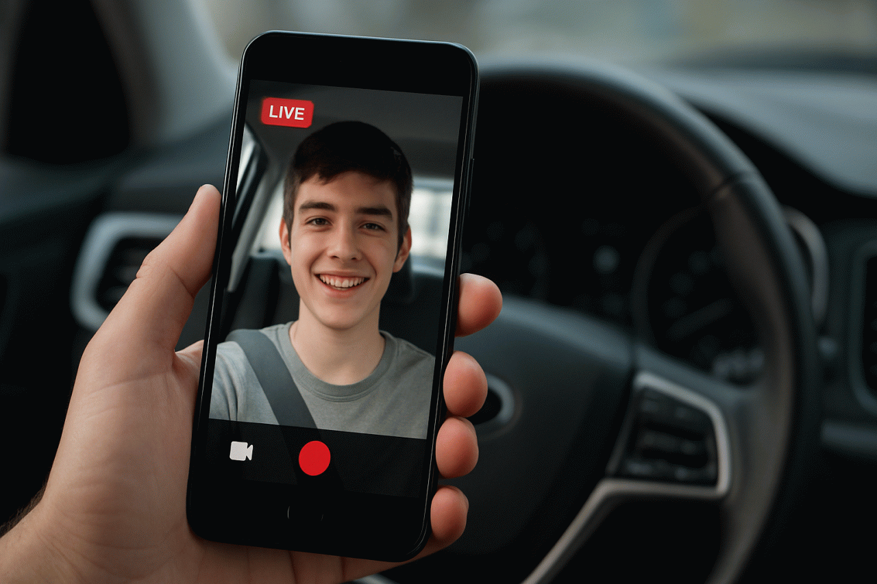 Imagem gerada por IA · Uber segurança adolescentes · Assunto apurado por: TechCrunch