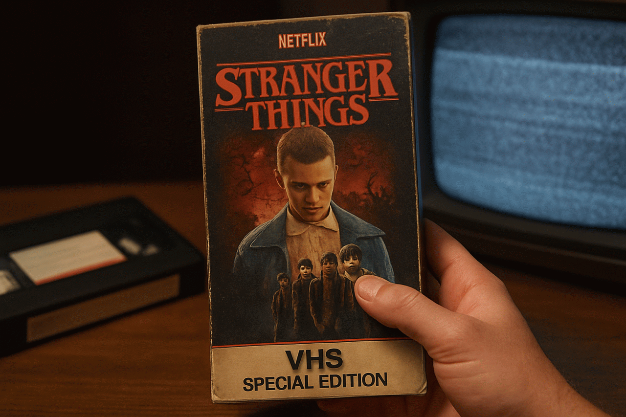 Netflix Relança Stranger Things em VHS para Celebrar 10 Anos e Manter Franquia Viva