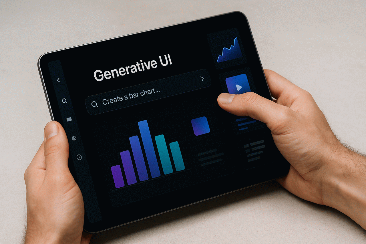 A Interface Camaleão: Como a UI Generativa está Matando os Menus Estáticos e Libertando a Criatividade