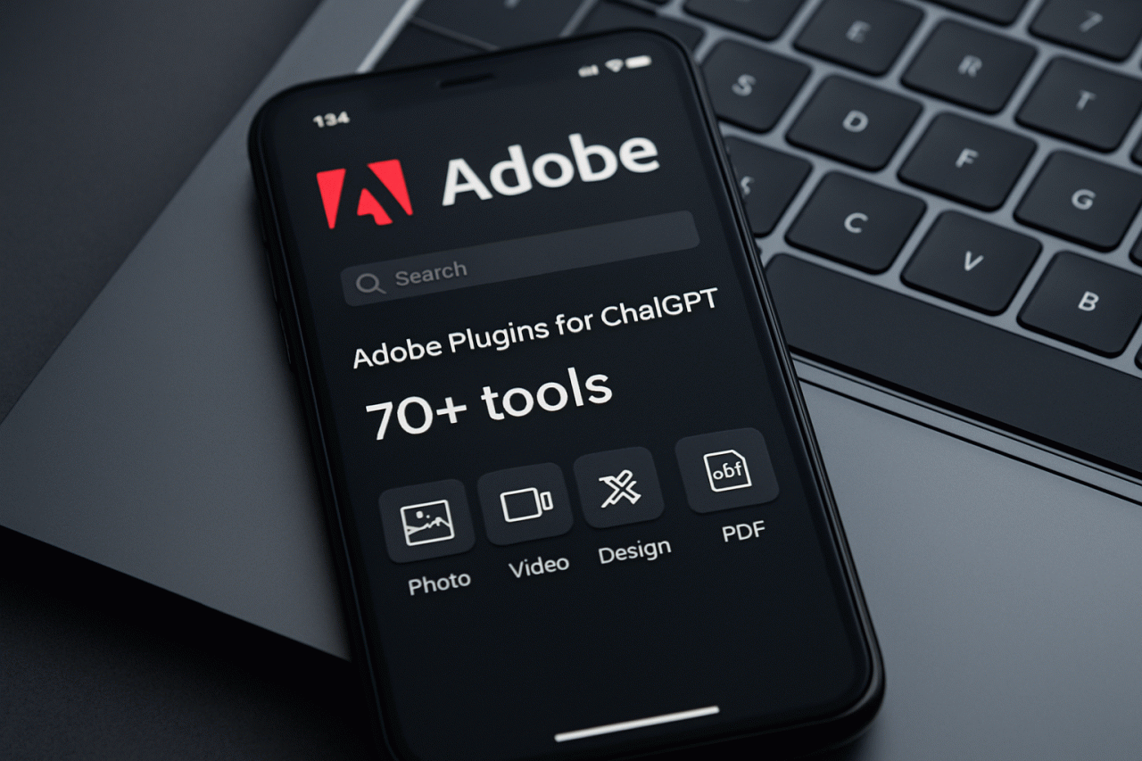 Adobe Unifica Plugins no ChatGPT com 70 Ferramentas: Estratégia para Domínio da IA Criativa