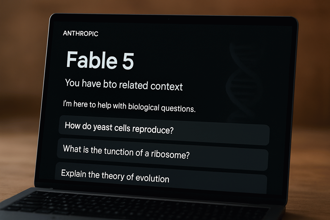 Anthropic Reduz Bloqueios em Consultas de Biologia no Fable 5 em 85%
