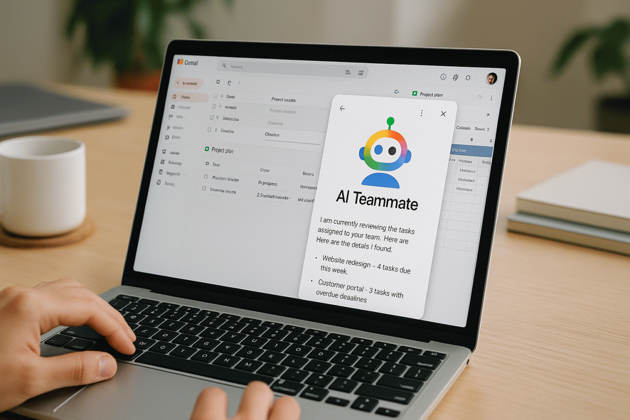 O Colega Digital Onipresente: Como o 'AI Teammate' do Google Workspace vai Organizar o Caos da sua Empresa