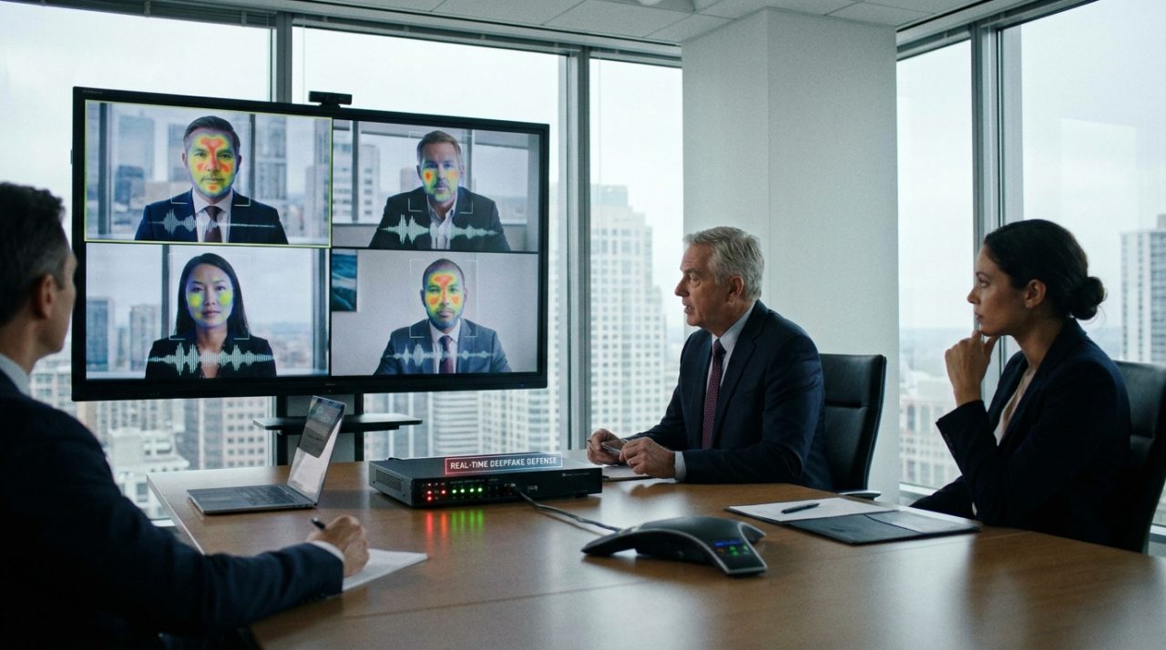 A Sentinela da Verdade: Como a Detecção de Deepfakes em Tempo Real está Blindando as Videoconferências Corporativas