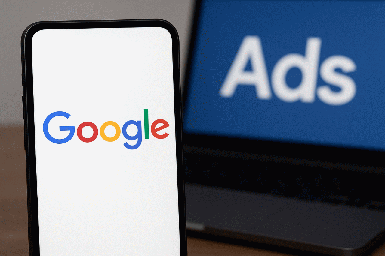 Imagem gerada por IA · Google antitruste publicidade · Assunto apurado por: Ars Technica