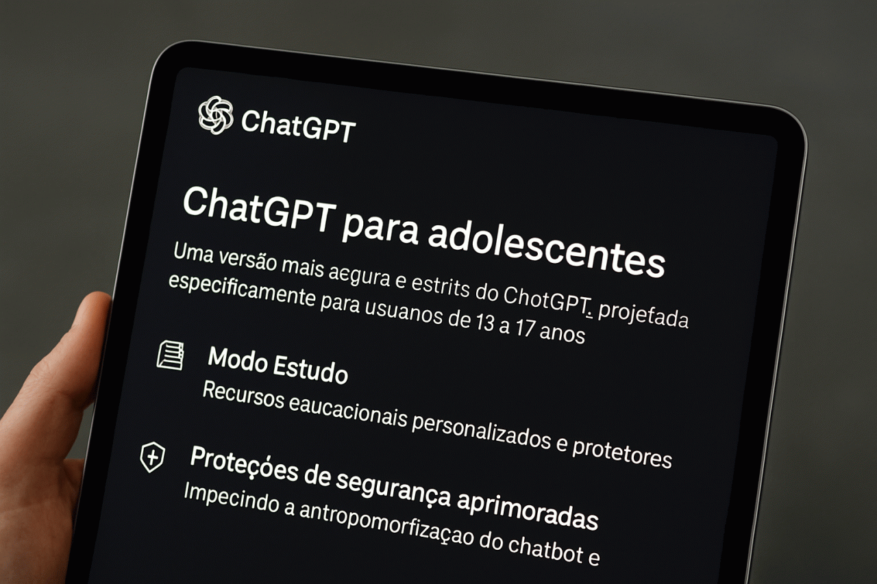 OpenAI Lança Modo Adolescente Mais Rigoroso para ChatGPT Globalmente