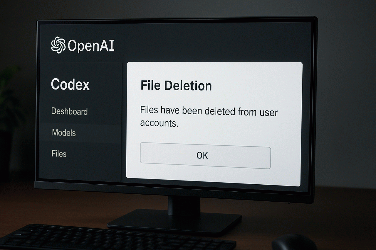 OpenAI Repara Falha no Codex Após Exclusão Autônoma de Arquivos de Usuários