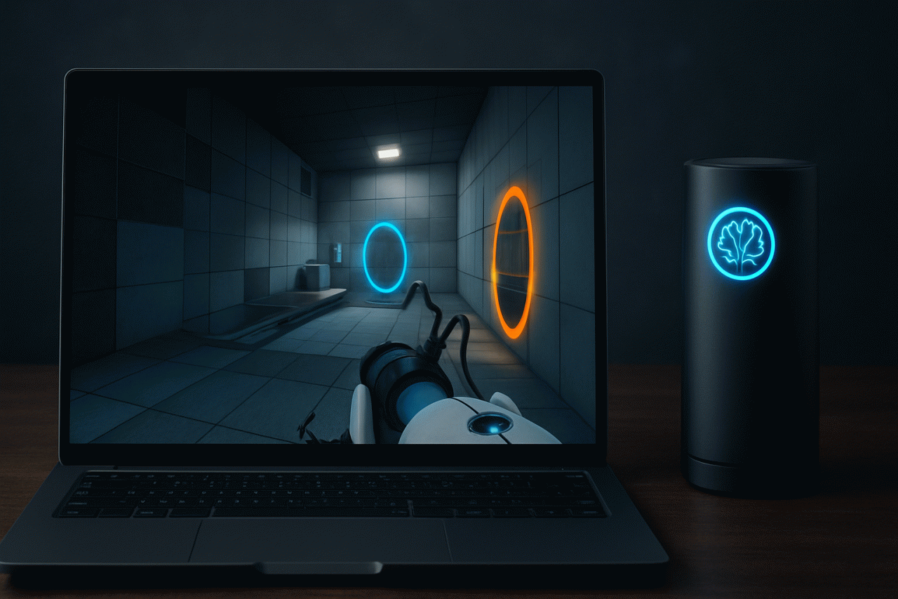 Imagem gerada por IA · IA, jogos, Portal, autonomia, GPT-6 · Assunto apurado por: The Decoder