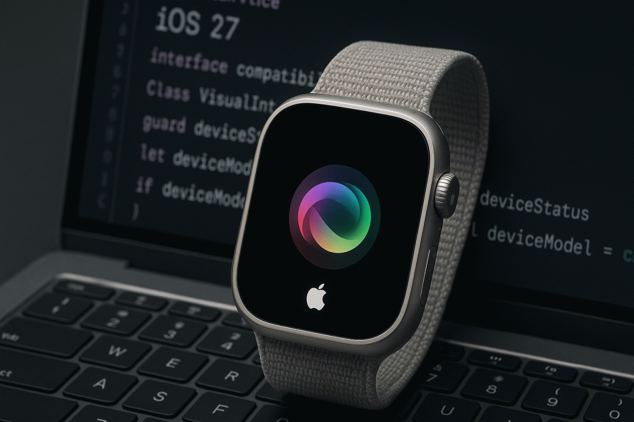 Código do iOS 27 revela vestível da Apple com suporte à Inteligência Visual