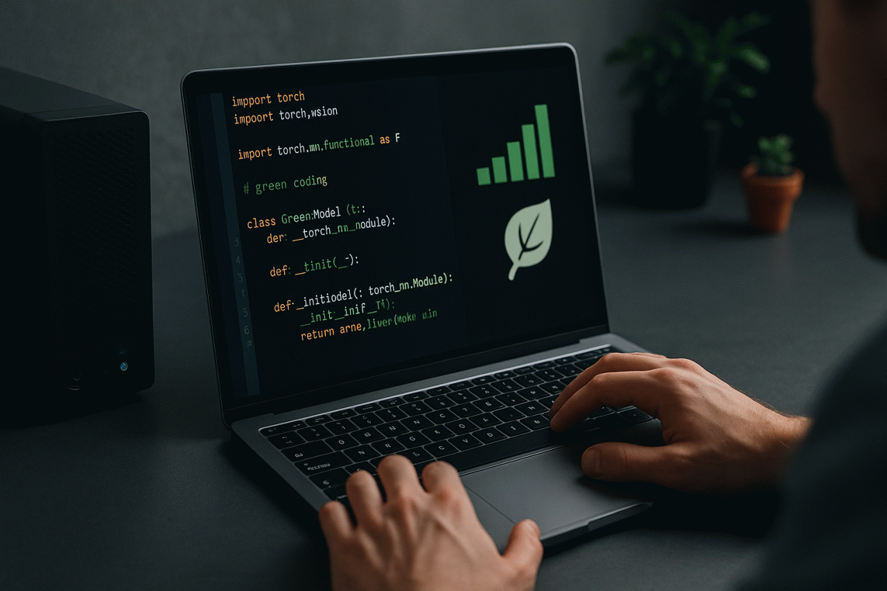 A Alquimia do Código Eficiente: Como a IA de 'Green Coding' está Cortando a Conta de Nuvem e a Pegada de Carbono