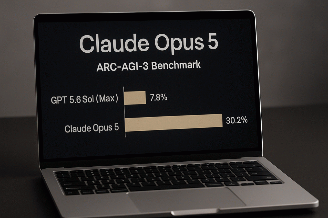 Claude Opus 5 da Anthropic: Qual o novo recorde no benchmark ARC-AGI-3?