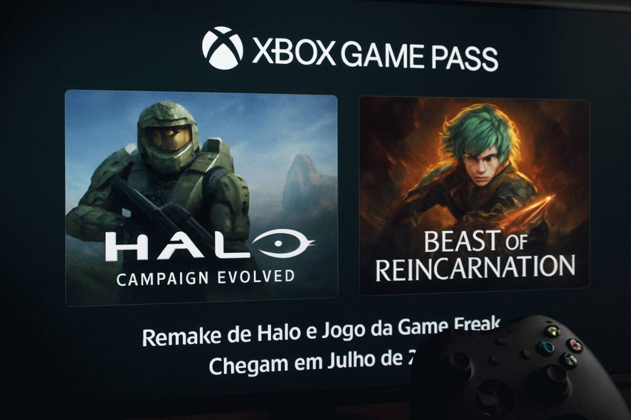 Xbox Game Pass: Remake de Halo e Jogo da Game Freak Chegam em Julho de 2026