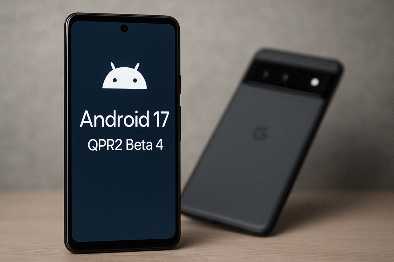 Imagem gerada por IA · Android 17 Pixel Beta · Assunto apurado por: 9to5Google