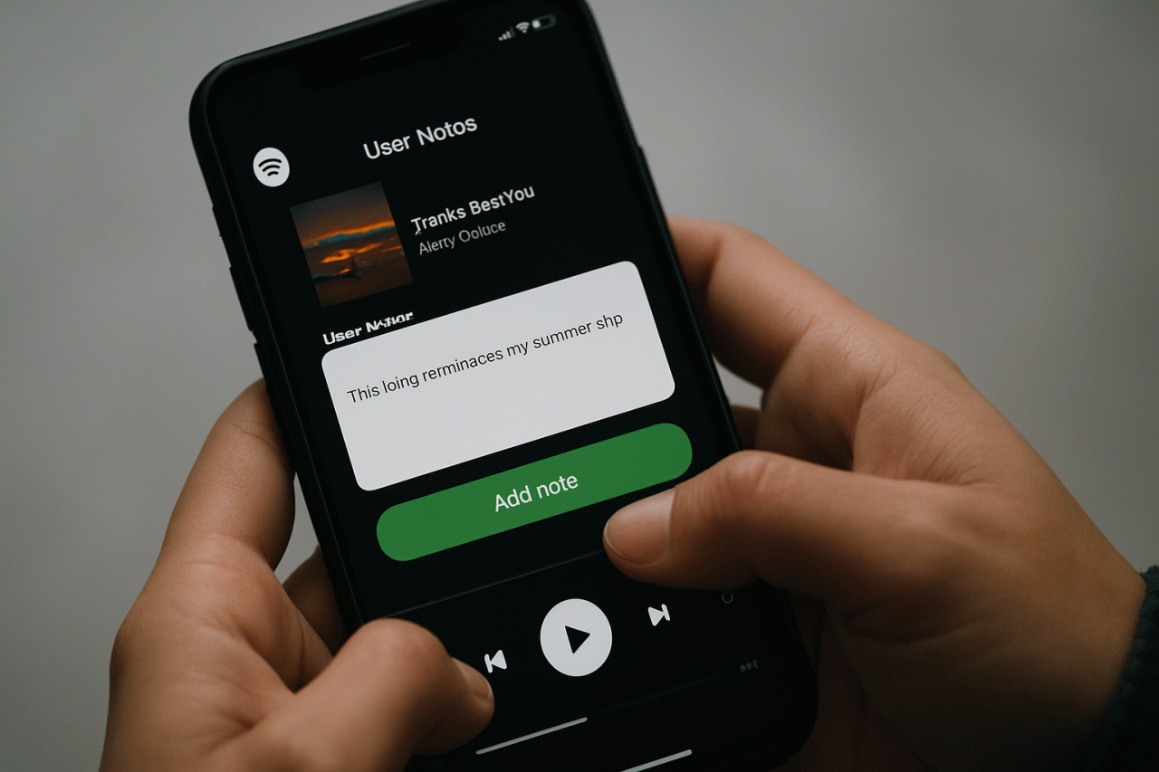 Spotify Apresenta 'User Notes' para Registrar Memórias em Músicas e Playlists