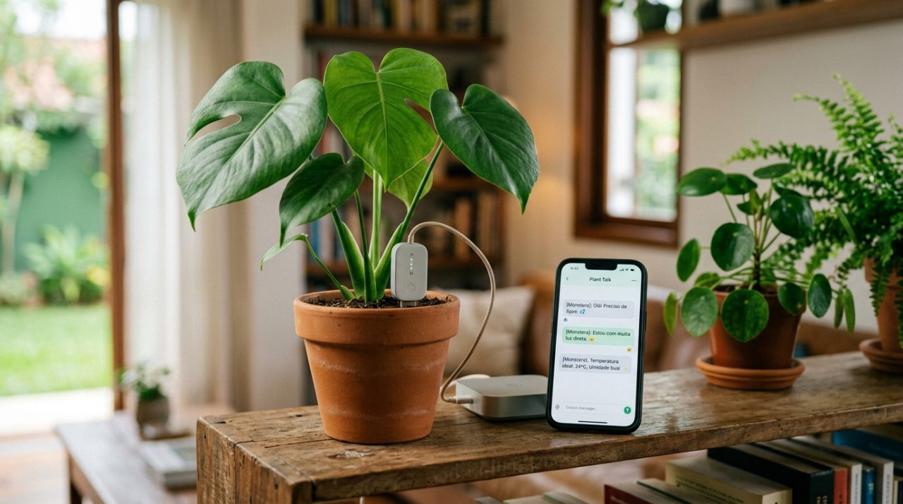 Sua Planta Vai Falar: Como a Inteligência Artificial para Plantas Está Dando Voz ao Seu Jardim Doméstico