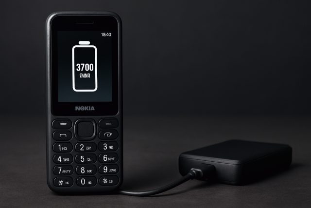 Nokia 300 Charge Chega com Bateria de Longa Duração e Recarga Reversa