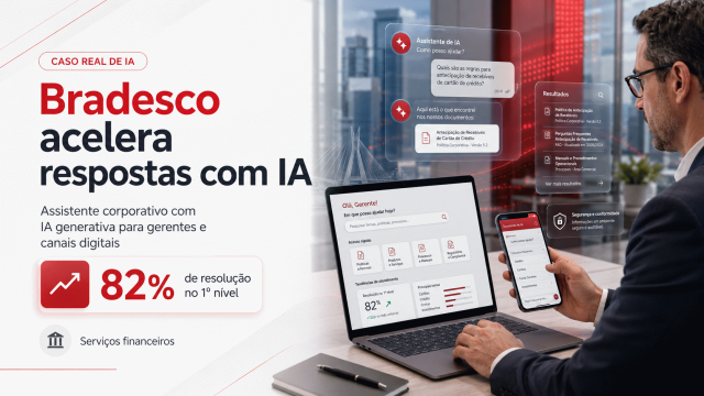 Como o Bradesco acelerou respostas internas e digitais com IA generativa