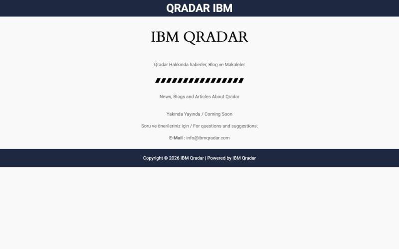 IBM QRadar