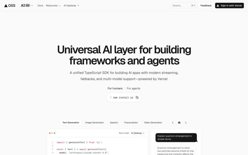 Vercel AI SDK